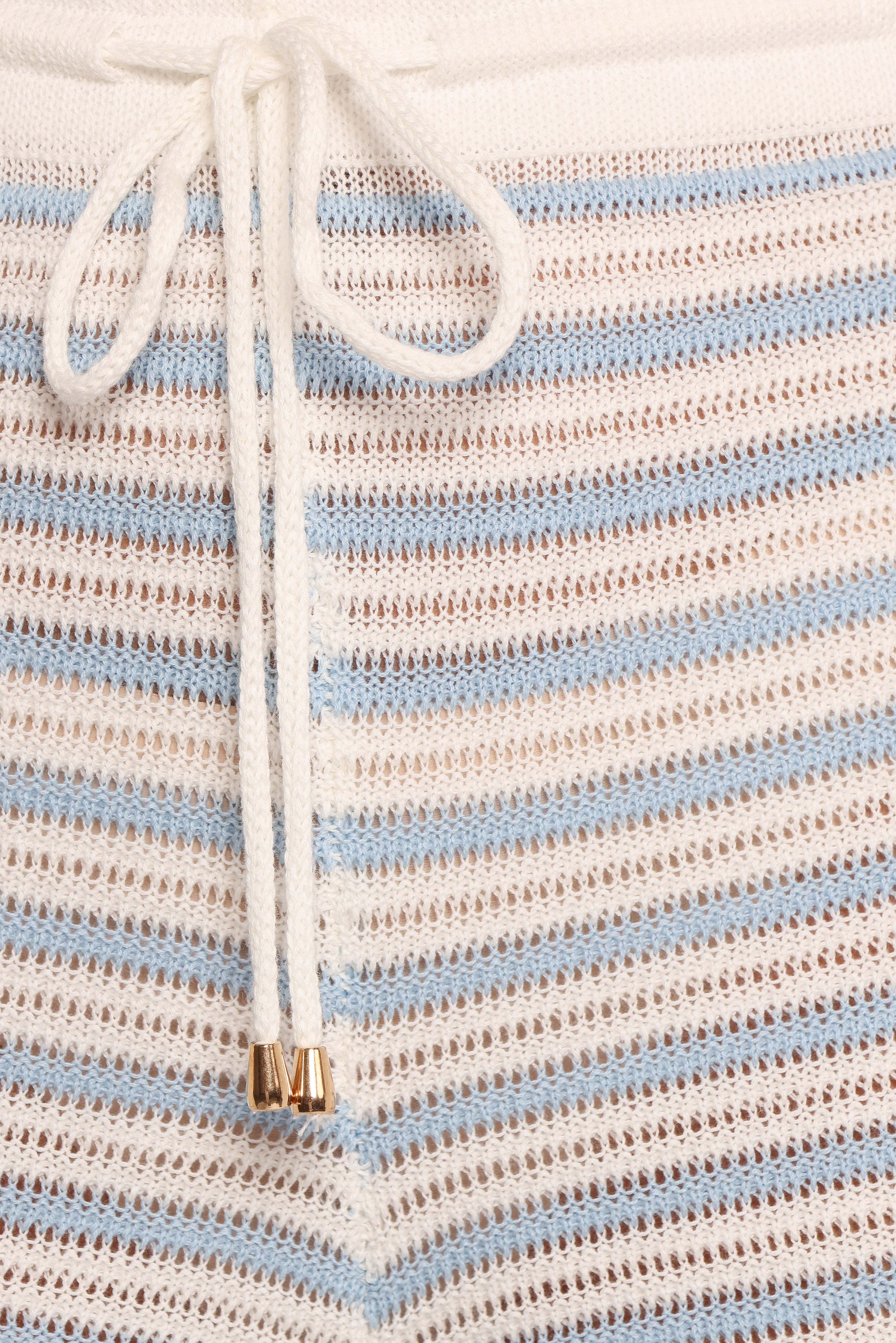 Cherie Knit Short - Cream Sky Blue - XL - Image 54