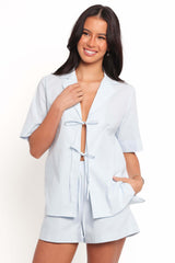 Aaliyah Cotton Shorts - Pale Blue - XL - Image 31