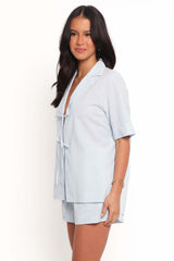 Aaliyah Cotton Shorts - Pale Blue - XL - Image 32