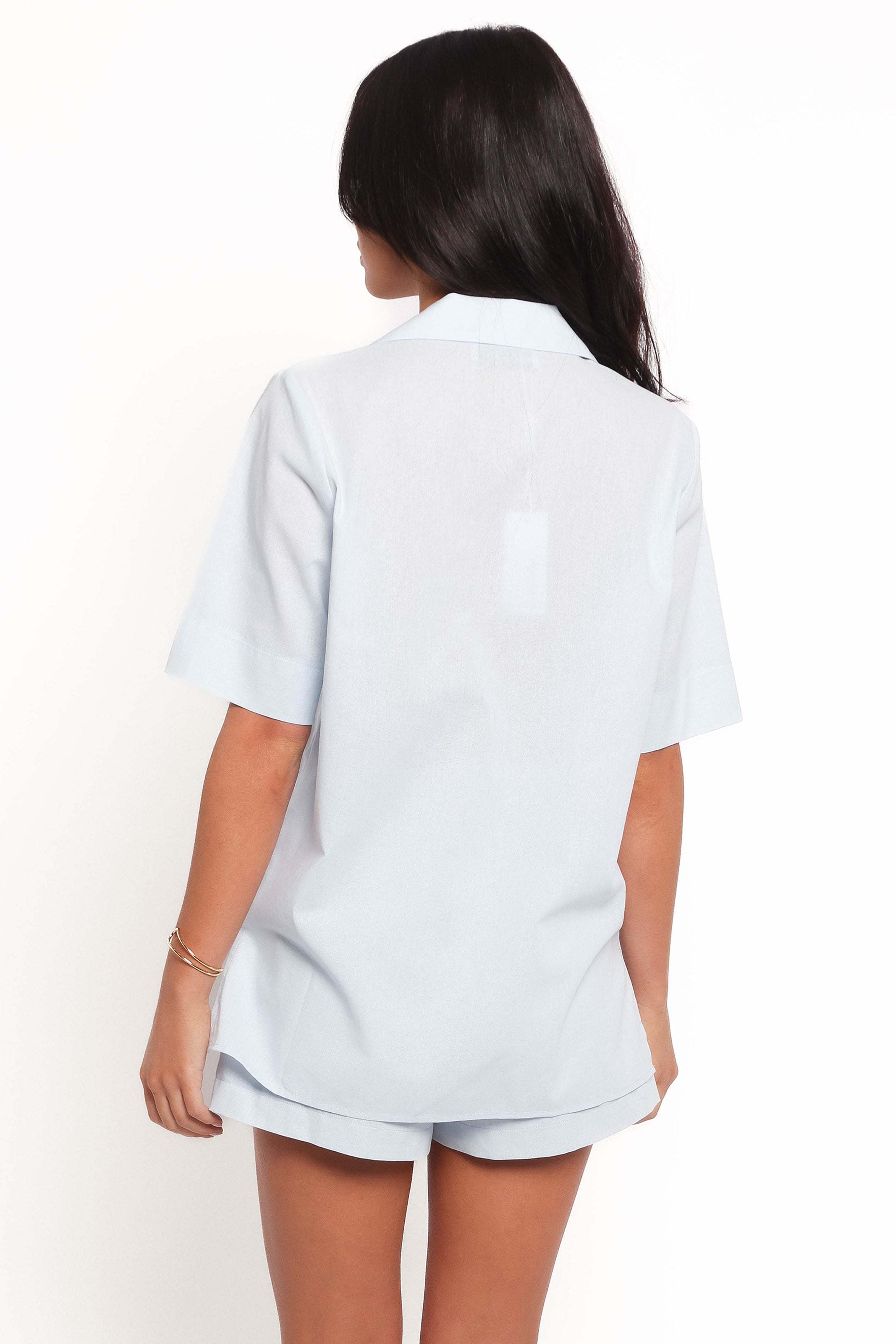 Aaliyah Cotton Shorts - Pale Blue - XL - Image 33