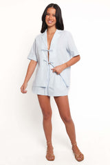 Aaliyah Cotton Shorts - Pale Blue - XL - Image 29