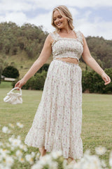 Amberlyn Maxi Skirt - Pink Floral - XL - Image 33
