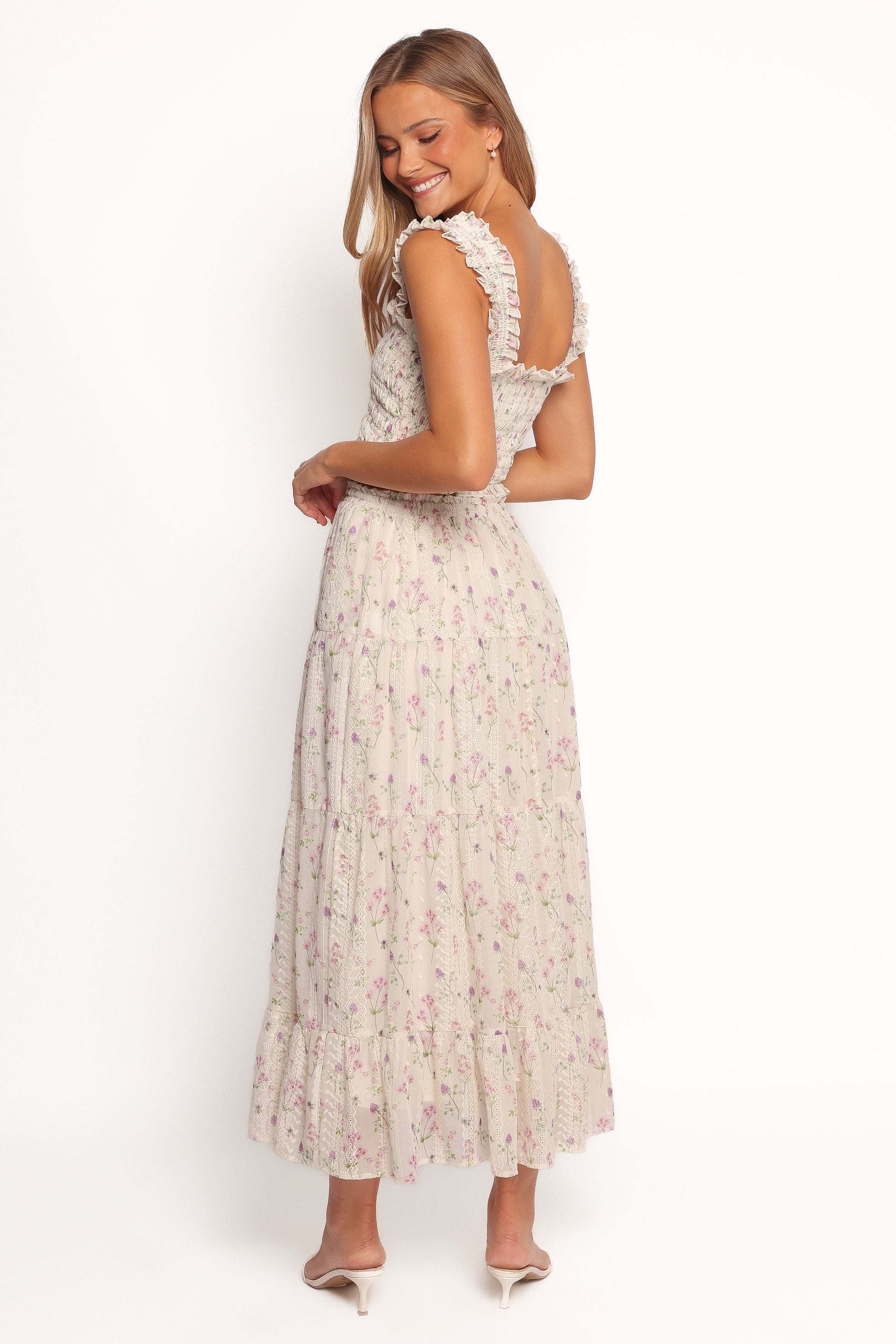 Amberlyn Maxi Skirt - Pink Floral - XL - Image 36