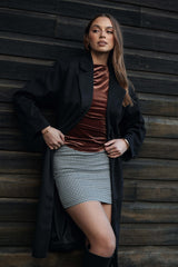 Falo Mini Skirt - Black Cream - XL - Image 38