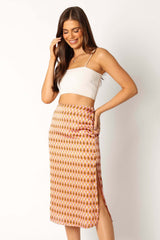Marley Midi Skirt - Mocha - L - Image 22