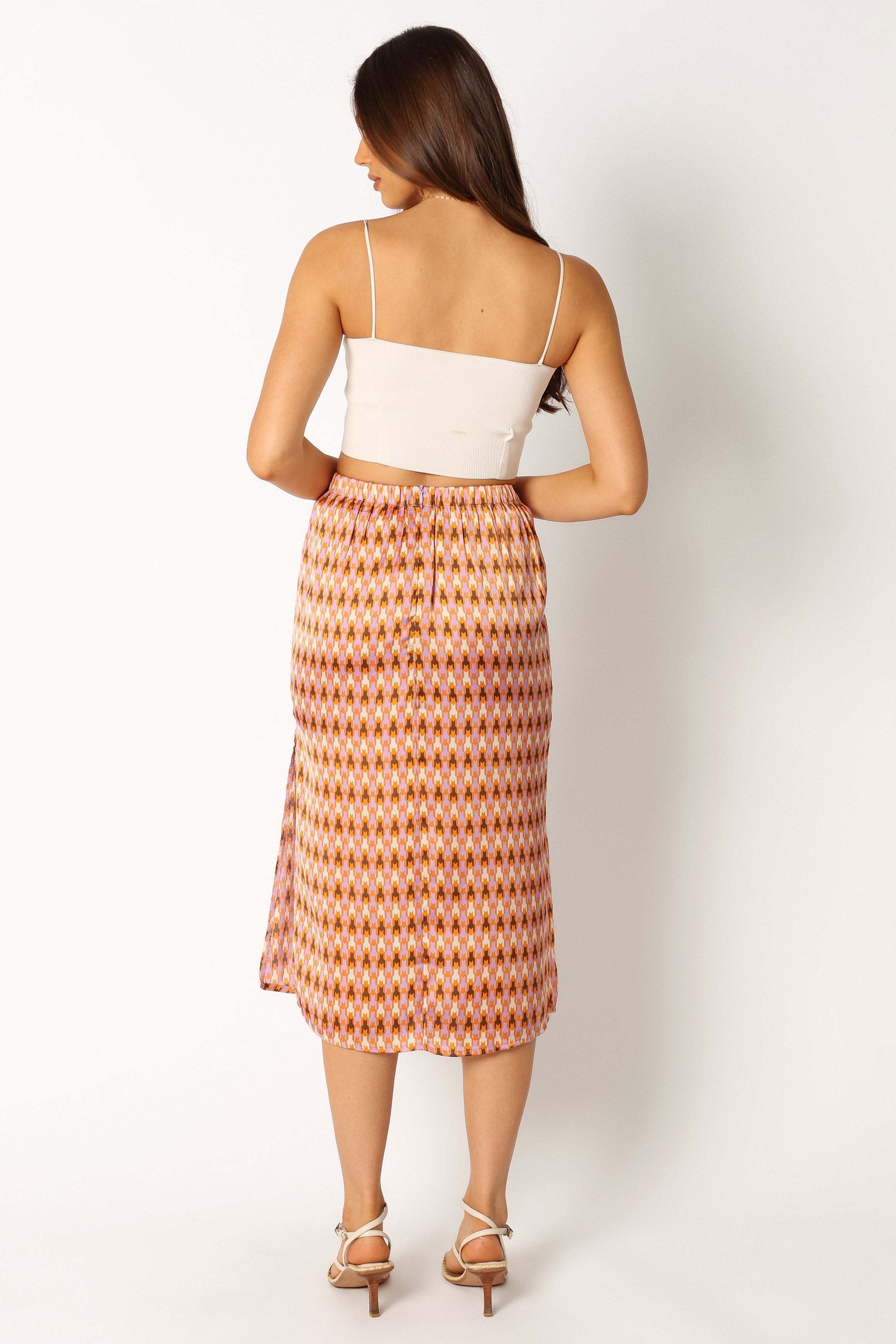 Marley Midi Skirt - Mocha - L - Image 24
