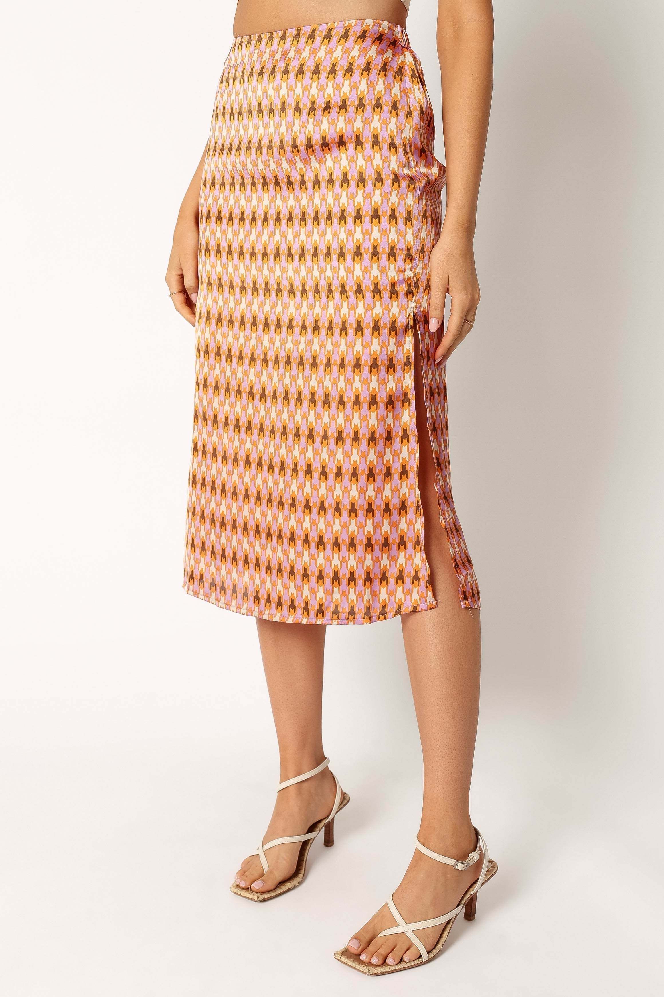 Marley Midi Skirt - Mocha - L - Image 28