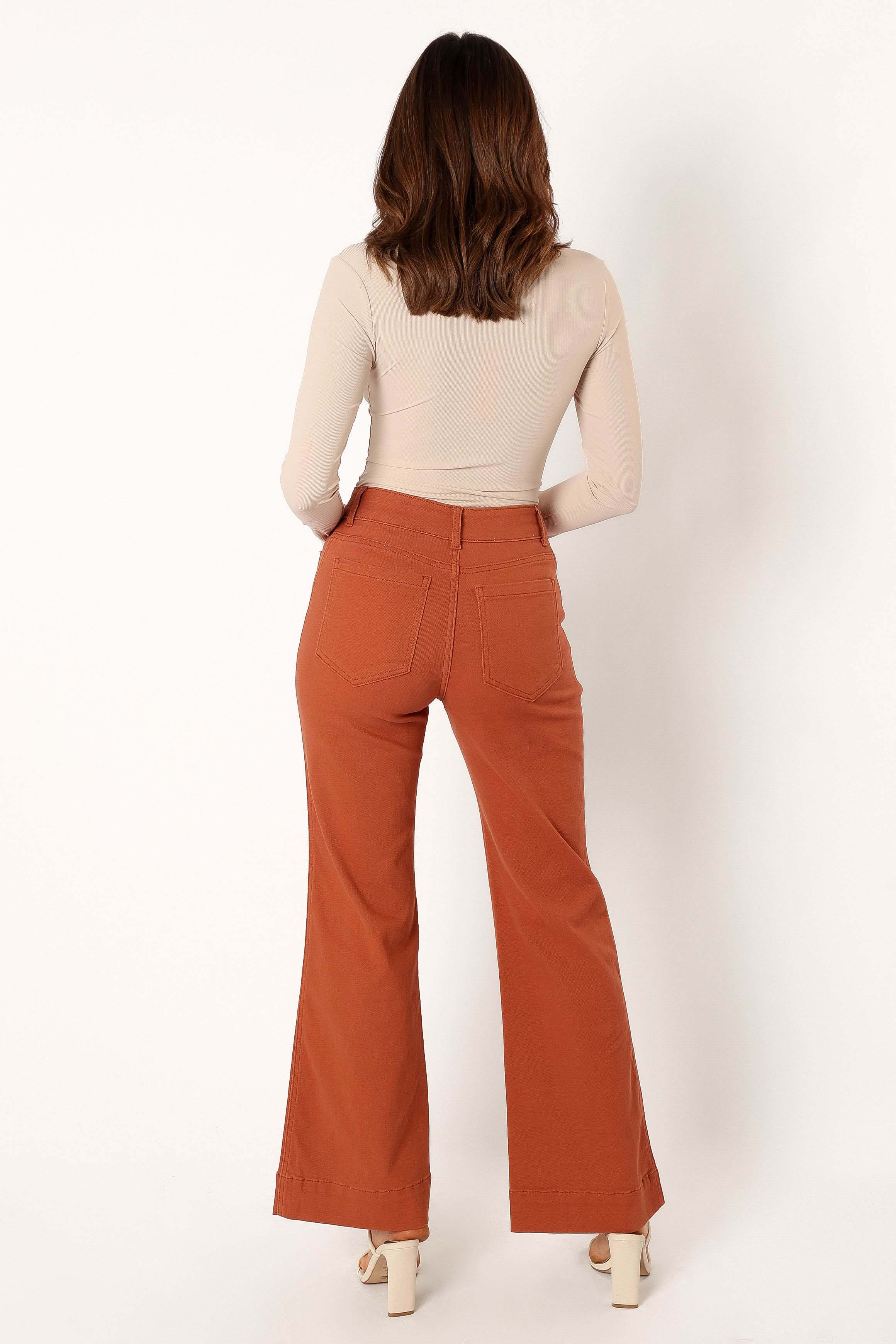 Nico Wide Leg Jean - Tan - 16 - Image 76
