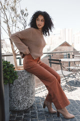 Nico Wide Leg Jean - Tan - 16 - Image 71