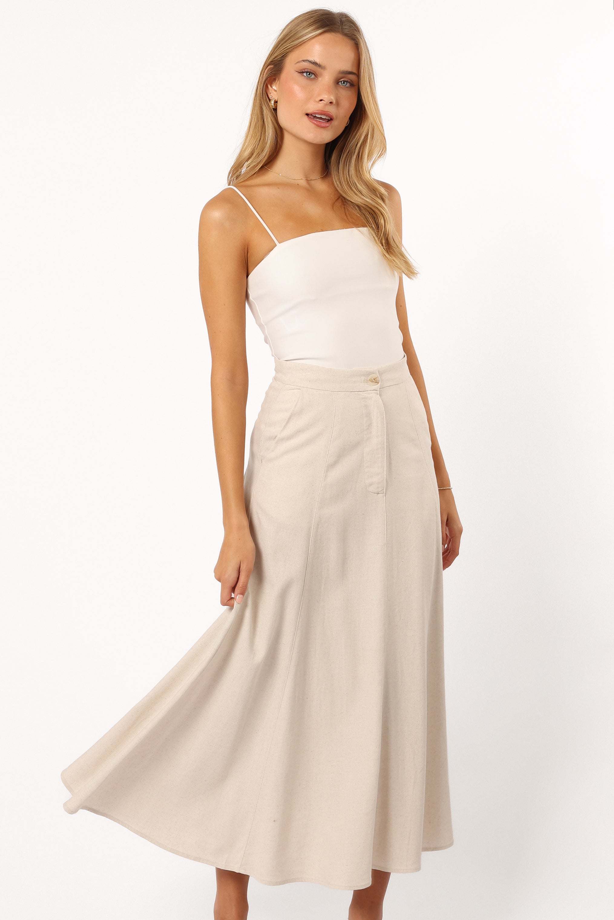 Odetta Maxi Skirt - Oatmeal - L - Image 20