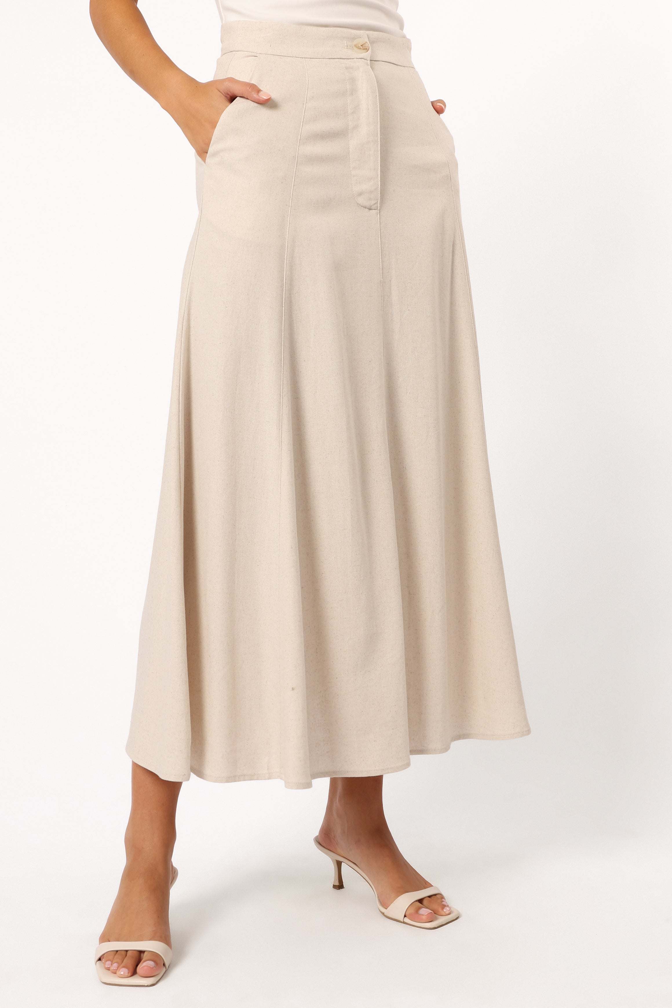 Odetta Maxi Skirt - Oatmeal - L - Image 16