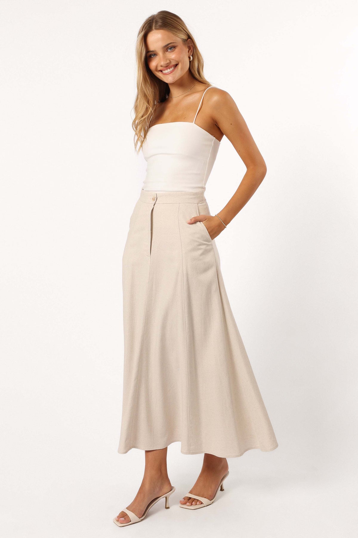 Odetta Maxi Skirt - Oatmeal - L - Image 15