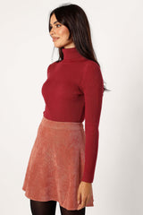 Tammy Cord Skirt - Brick - L - Image 18